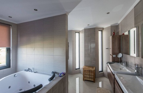 Kalathas Villa | Villa Jamila con piscina infinita privada y vistas panorámicas al mar, Chania Creta