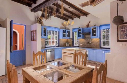 Granadilla de Abona Villa | Villa "Karat Hacienda Miranda" con vistas al mar, piscina, sauna, Wi-Fi, terraza y jardín