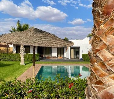 Agafay Complejo | Villa Kasbahway agafay piscine chauffée