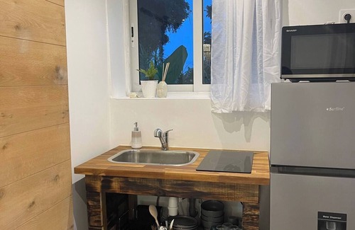 Trois-Rivieres Apartamento | Villa Kayooli: Cacao studio, pool and sea view