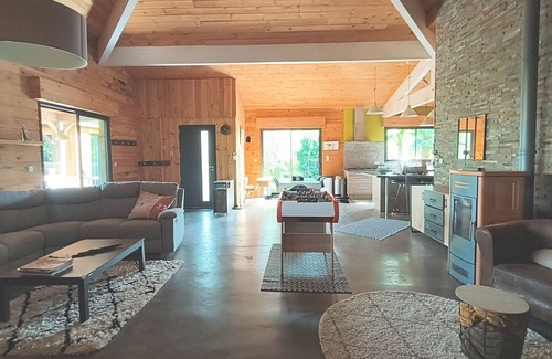Le Porge Villa | Villa-De gran tamaño-Baño con bañera-Vista al Jardín