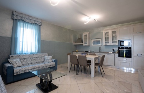 Capaccio Scalo Villa | Villa 'La Casa Vacanza Dei Sogni' con terraza, Wi-Fi y aire acondicionado