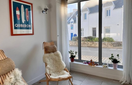 Quiberon Villa | Villa La Chaumine, sea view, Quiberon, 10 pers, full sea view