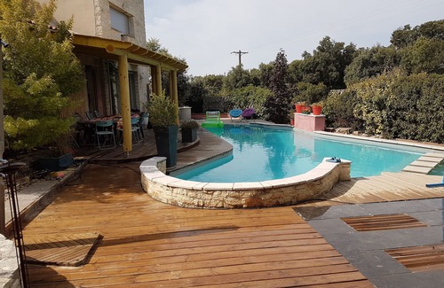 Orgnac-l'Aven Villa | Villa "La Den des Chênes Greens" Piscina privada de 160m2 y jardín.