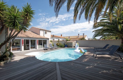 Saint-Georges-d'Oleron Casa | Villa La Jonchère - Cuatro Habitaciones Casa, Capacidad 9