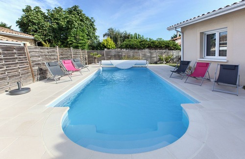 Gujan-Mestras Casa | Villa La Girolle - Bassin d'Arcachon - Private heated pool