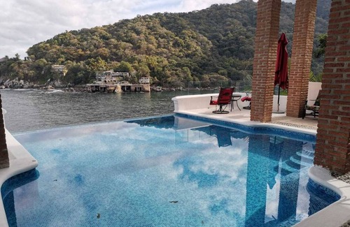 Boca de Tomatlán Casa | Villa la lancha a pie de playa