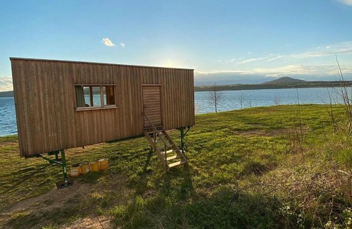 Deutsch Ossig Casa | Villa Larix-Das Vollholzhaus direkt am Berzdorfer See