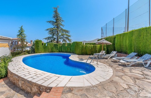 Barrio de la Vega Villa | Villa 'Leonor Con Piscina Privada' con vistas a la montaña, Wi-Fi y aire acondicionado