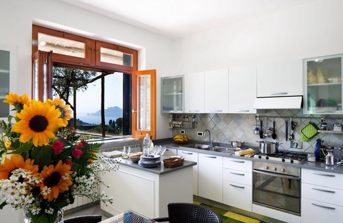 Schiazzano Casa | Villa Luisa, espléndida villa panorámica con vistas a Capri