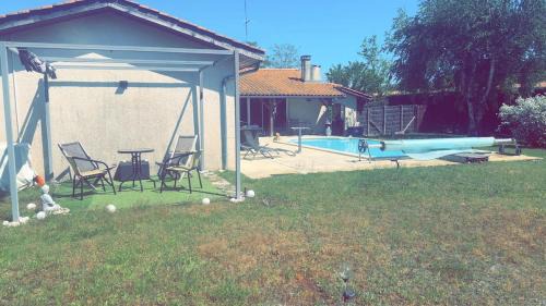 Audenge Casa | Villa lumineuse, logement et jardin et piscine privatifs, TV connectée