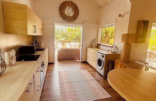 Bouillante Villa | Villa luxe 4* - sea view/tropical garden - facing îlet Pigeon & réserve Cousteau