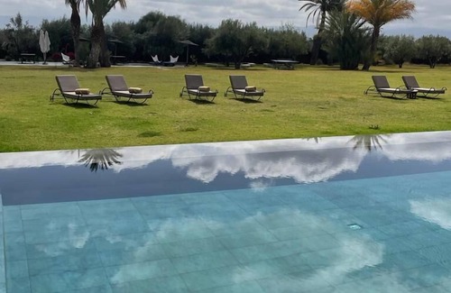 Ghmate Villa | Villa Luxe Marrakech 7 rooms heated swimming pool jaccuzi hammam 30 mn Marrakech