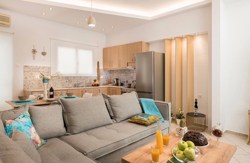 Nea Chora Villa | Villa 'Luxsuites' con Wi-Fi y aire acondicionado