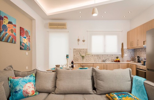 Nea Chora Villa | Villa 'Luxsuites' con Wi-Fi y aire acondicionado