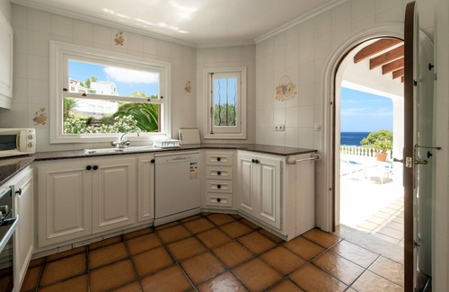 Sant Jaume Mediterrani Villa | Villa MAESO, vistas mar, aire acondicionado, piscina, 8 pax