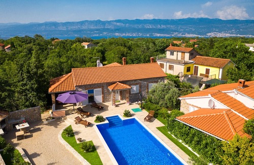 Sveti Vid Dobrinjski Villa | Villa Maja con piscina privada