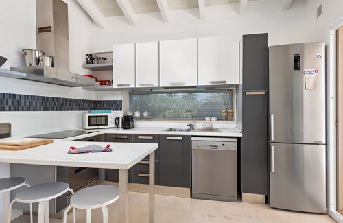 Sant Lluis Villa | Villa 'Mariposa' con vistas al mar, Wi-Fi y aire acondicionado