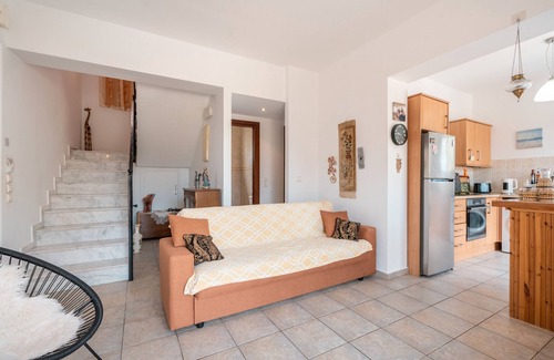 Kalathos Villa | Villa 'May Rose' con vistas al mar, Wi-Fi y aire acondicionado