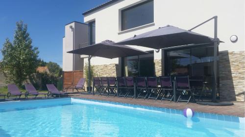 Les Sables d'Olonne Villa | Villa Meilleraie piscine chauffée et spa en options