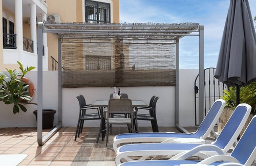 Nerja Villa | Villa Miramar Burriana Beach 6 pax con vistas al mar y piscina
