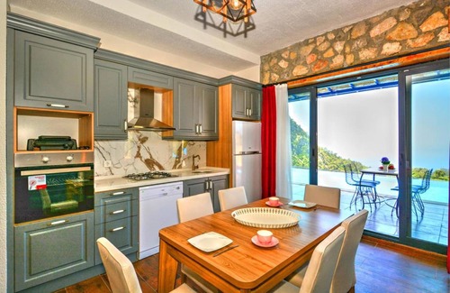 Faralya Villa | Villa Monte Telmossos con Piscina Privada, Jakuzzi y Vista al Mar