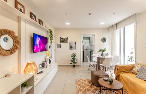 Asuncion Apartamento | Villa Morra 1br Apt W Pool, Gym, Bbq And Parking