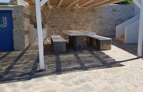 Chrissi Akti Villa | ENCANTO VILLA GOLDEN BEACH paros mar / playa más cercana-4-dormitorios 10 personas