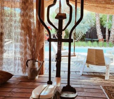 Langlade Villa | Villa oliva jacuzzi sauna piscine chauffée