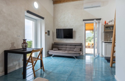 Cefalu Villa | Villa 'Orto Degli Ulivi' con vistas al mar, jardín y aire acondicionado