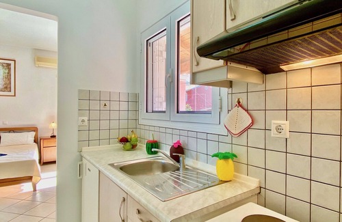 Agia Pelagia Chlomou Apartamento | Villa Ourania - Studio 4 garden view
