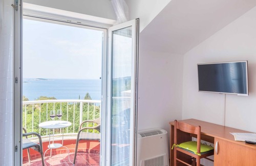 Plat Apartamento | Villa Panorama Dubrovnik (S2) - Comfort Double Room with Balcony and Sea View