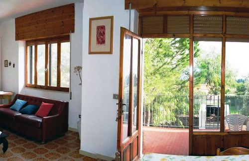 Sant'Antioco Villa | Villa Panorama con vistas al mar, jardín y aire acondicionado