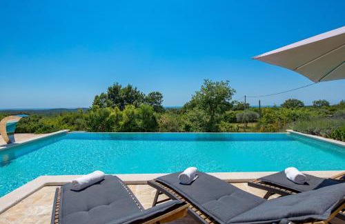 Bale Villa | Villa Plava with Panoramic Seaview and big pool