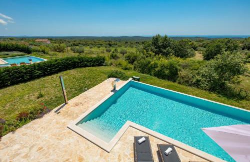 Bale Villa | Villa Plava with Panoramic Seaview and big pool