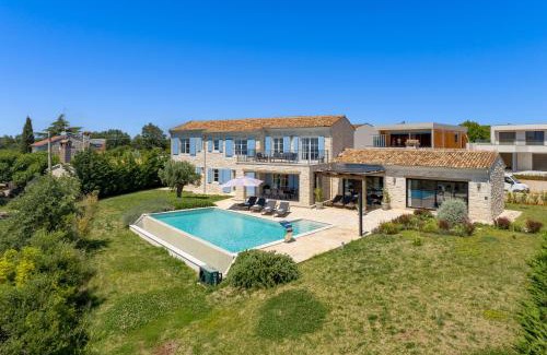 Bale Villa | Villa Plava with Panoramic Seaview and big pool