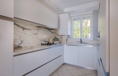 Cagnes-sur-Mer Villa | Villa 'Privée Avec Piscine' con vistas al mar, piscina privada y Wi-Fi