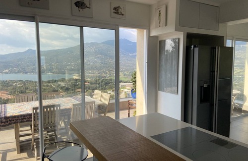 Viggianello Villa | Villa Propriano 6 a 8 personas Villa con piscina y vista al mar