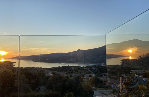 Viggianello Villa | Villa Propriano 6 a 8 personas Villa con piscina y vista al mar