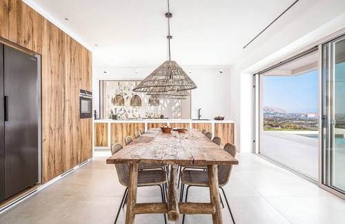 Apokoronas Villa | Villa Rayora Chania: Near to Beach / Private Heated Pool / Jacuzzi / Sea View