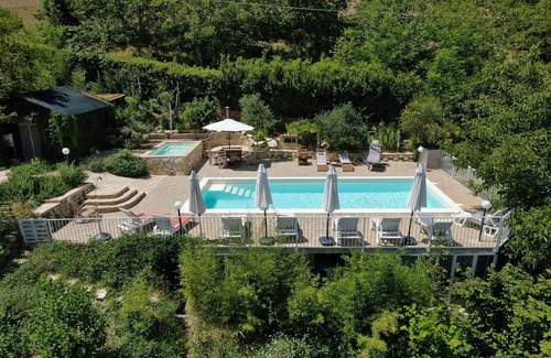 Monte San Giusto Villa | Villa Ruffini con piscina, 4 habitaciones, 14 personas, vista panorámica cerca del mar