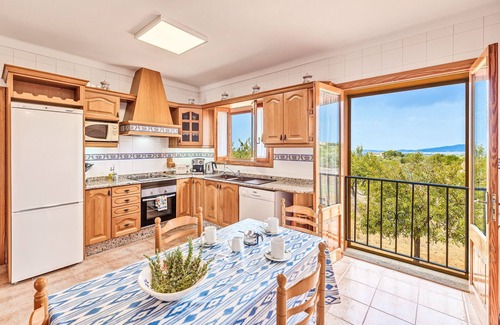 Portol Villa | Villa Sa Tanca con vistas al mar, vistas a la montaña, Wi-Fi, piscina y jardín;