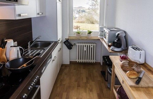 Schonau Apartamento | Villa Schoenau Apartamento 1 con una hermosa vista, terraza en el jardín