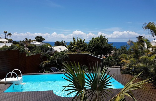 Grande-Terre Villa | VILLA vista mar con piscina.