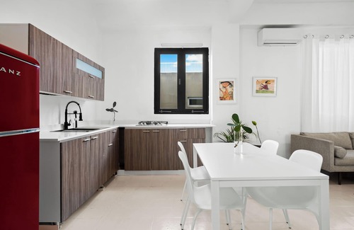 Hipodromo Apartamento | Villa Serena - Estudio Luminoso y Equilibrado con Cama Queen + Cocina