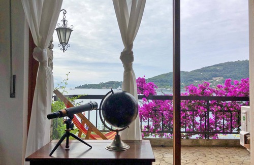 Portovenere Villa | Villa Stella di Mare, 6pax frente al mar, WiFi gratuito, barbacoa, jardín cerca de Cinque Terre