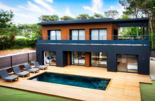 Lacanau-Ocean Villa | Villa Sunset 2 prestigious Balinese swimming pool sea view for 8 people