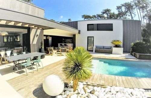 Soorts-Hossegor Casa | Villa Tahaa Avec Piscine Chauffée
