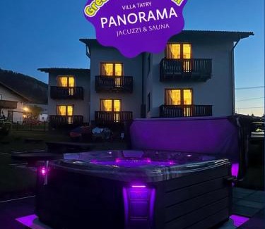 Pavcina Lehota Apartamento | Villa Tatry Panorama JACUZZI & SAUNA