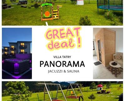 Pavcina Lehota Apartamento | Villa Tatry Panorama JACUZZI & SAUNA